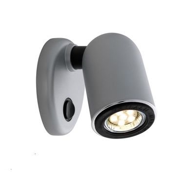 Tube LED Lampe MR11, Mat Sølv