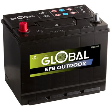 Global Marinbatteri EFB Dual 75Ah