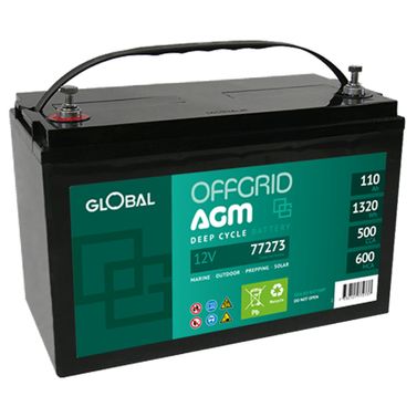 Global Marinbatteri Offgrid AGM 110Ah