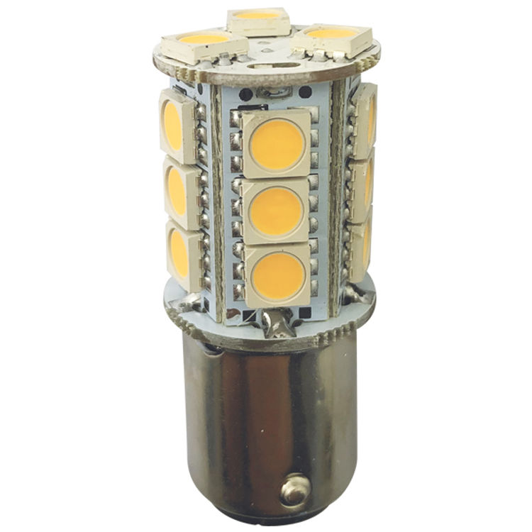 1852 LED-lamppu Ba15D,10-36V 2,4/25W 2700K- 2 pakettia