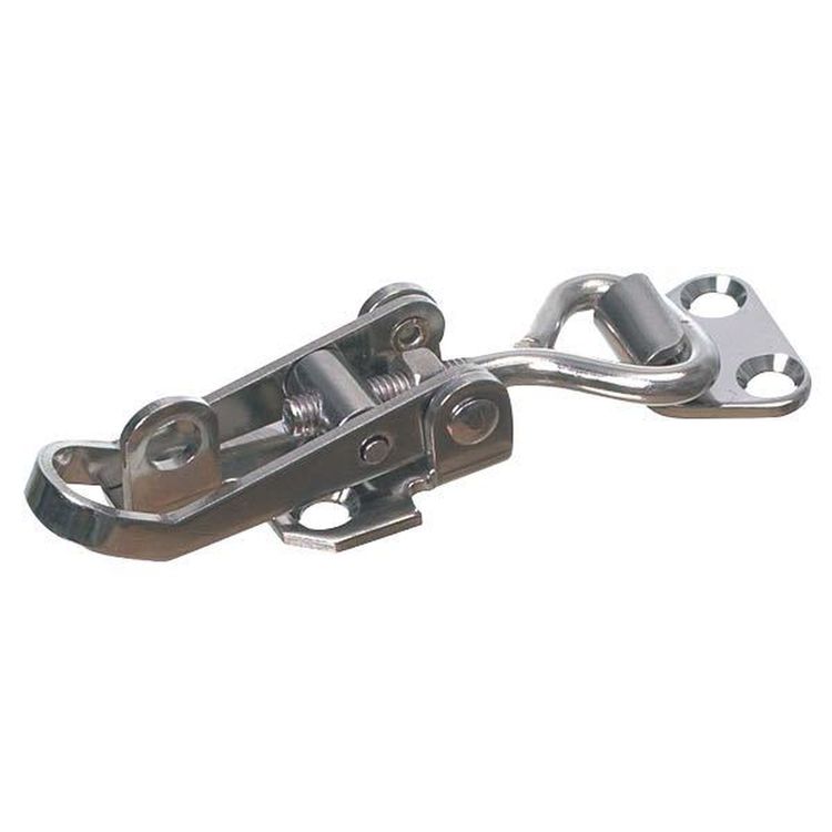 Eksentrisk lås inkl. låsebeslag i rustfritt stål, 98x26mm