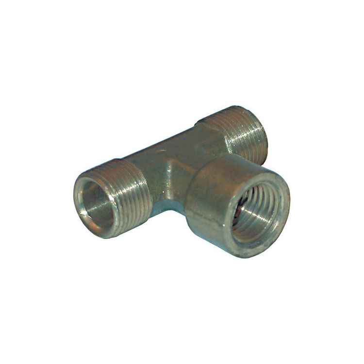 T-rør 2x9/16-24 1/4