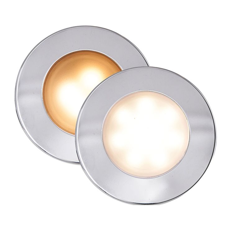 Corona SMD LED Lämmin Valkoinen/Valkoinen Valo, IP65, kromi