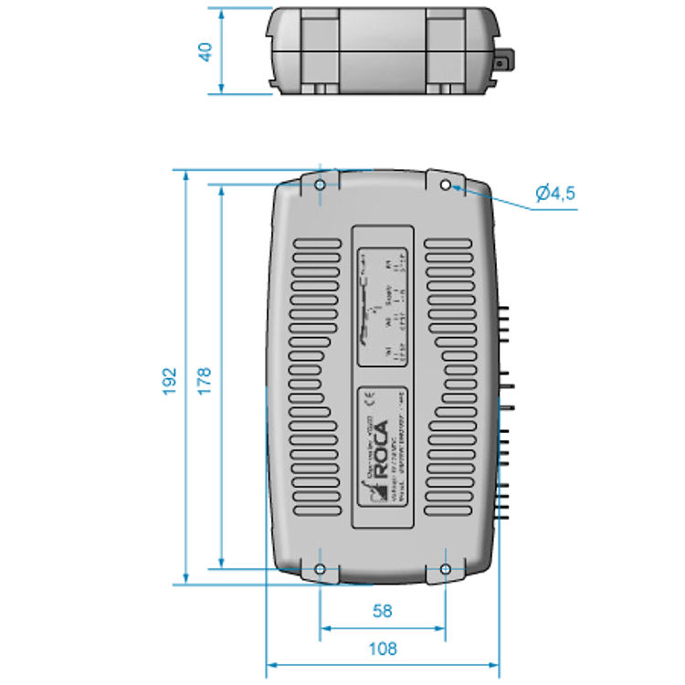 Kontrollbox för W12-W50, 1 Torkare