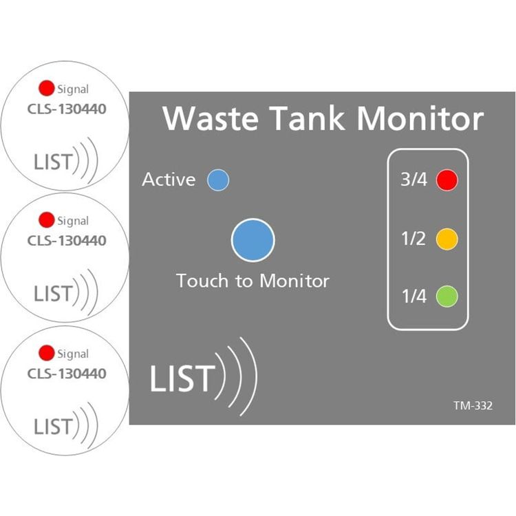 Liste over tankovervåking for Bränse 3-sensorer