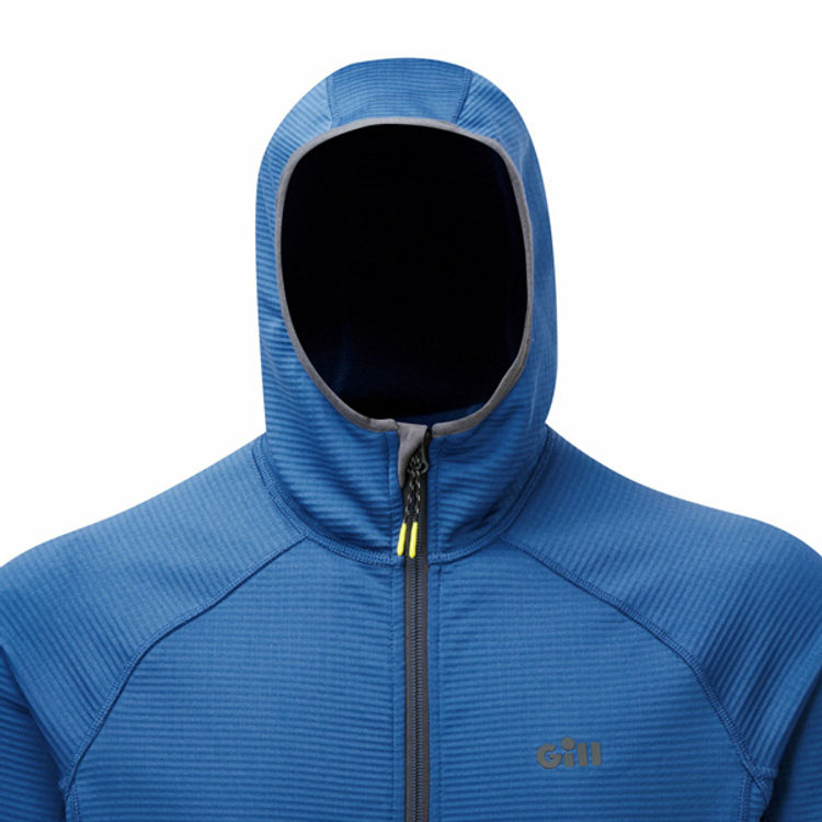 Gill 1101 Dart hoodie fleece atlantic blå