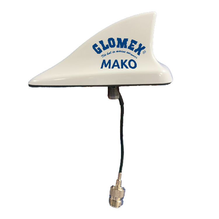 Glomex Mako VHF-antenn m. kabel och kontakt