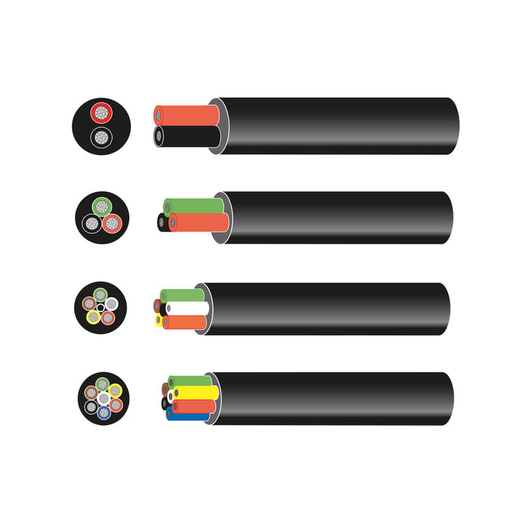 Tinned multi-conductor cable