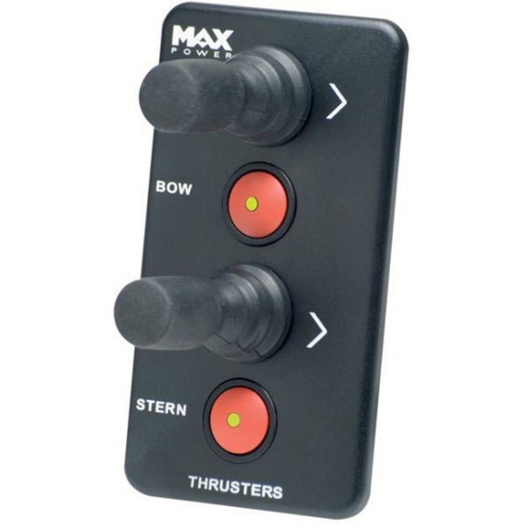 Max power joystick 12/24v dubb. svart