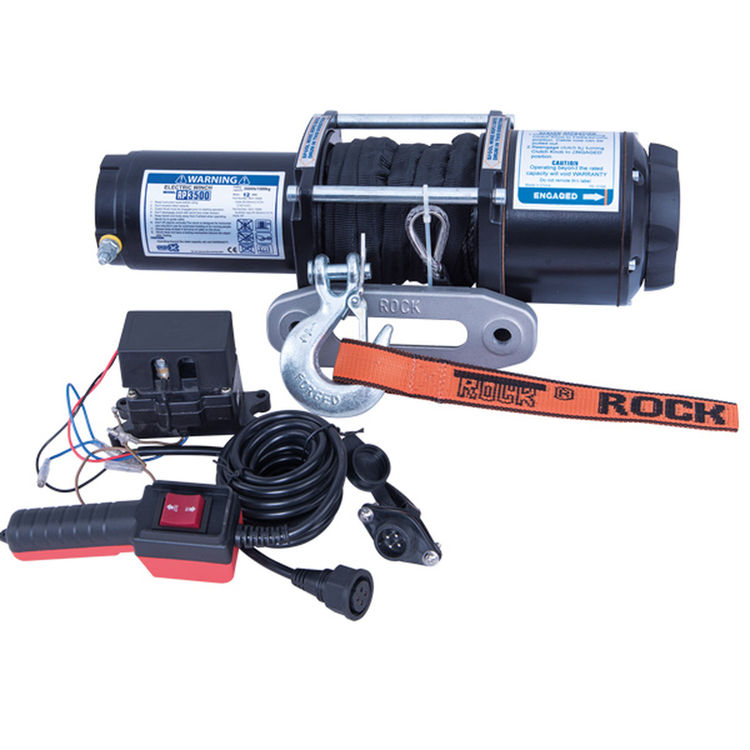 Rock RP3500 elektrisk tilhengervinsj 12 Vdc 3.1HK (2.3Kw) 1589kg m/l