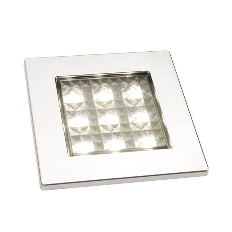 Square 80 Downlight SMD LED, Mattkrom