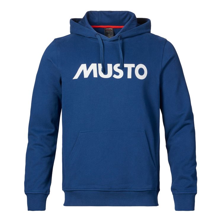 Musto Logo Hoodie Herr Blå