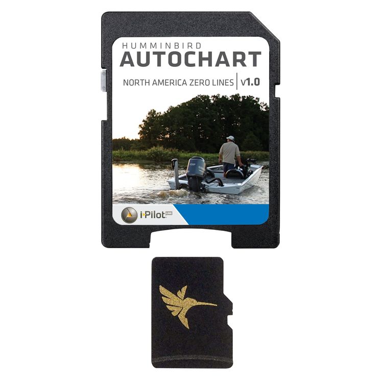 Humminbird Autochart ZeroLine, SD/MSD-kortti