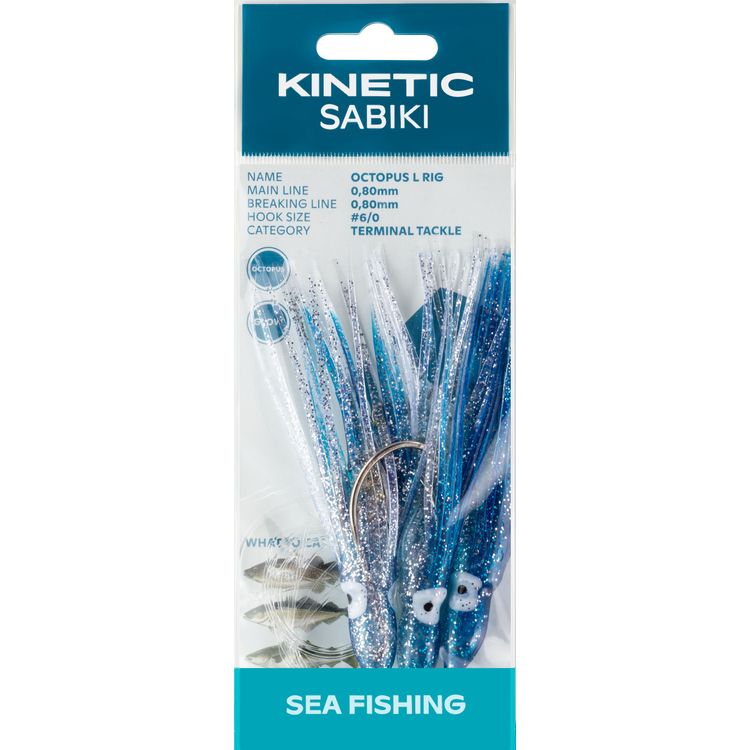 Kinetic Sabiki Bläckfisken