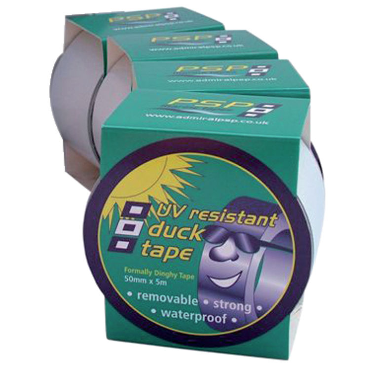 Jolle/uv resistant duck tape ljusgrå 5 m