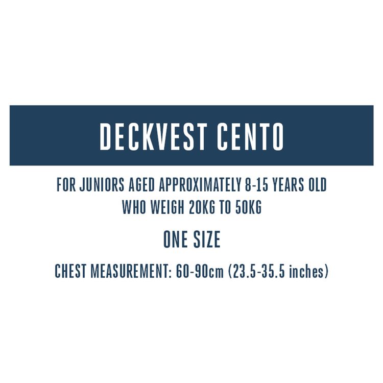 Spinlock Deckvest CENTO Junior Oppblåsbare Redningsvest 100N Gul