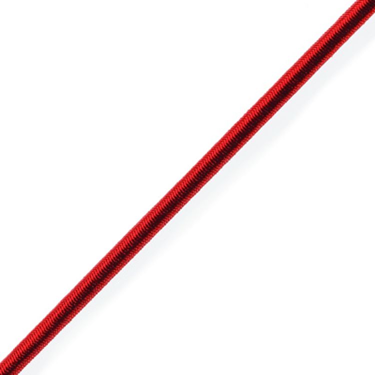 Marlow Shockcord-stoff 5 mm rød