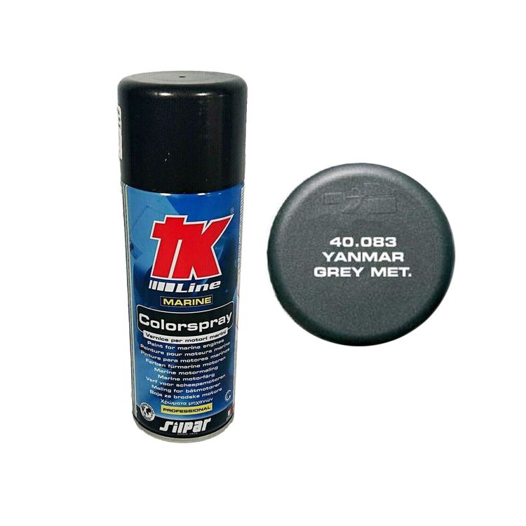 TK Line Spray Motormaling t/ Yanmar Motor Grey 400 ml