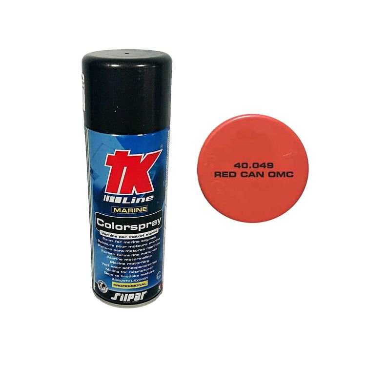 TK Line Spray Motormaling Rød 400 ml
