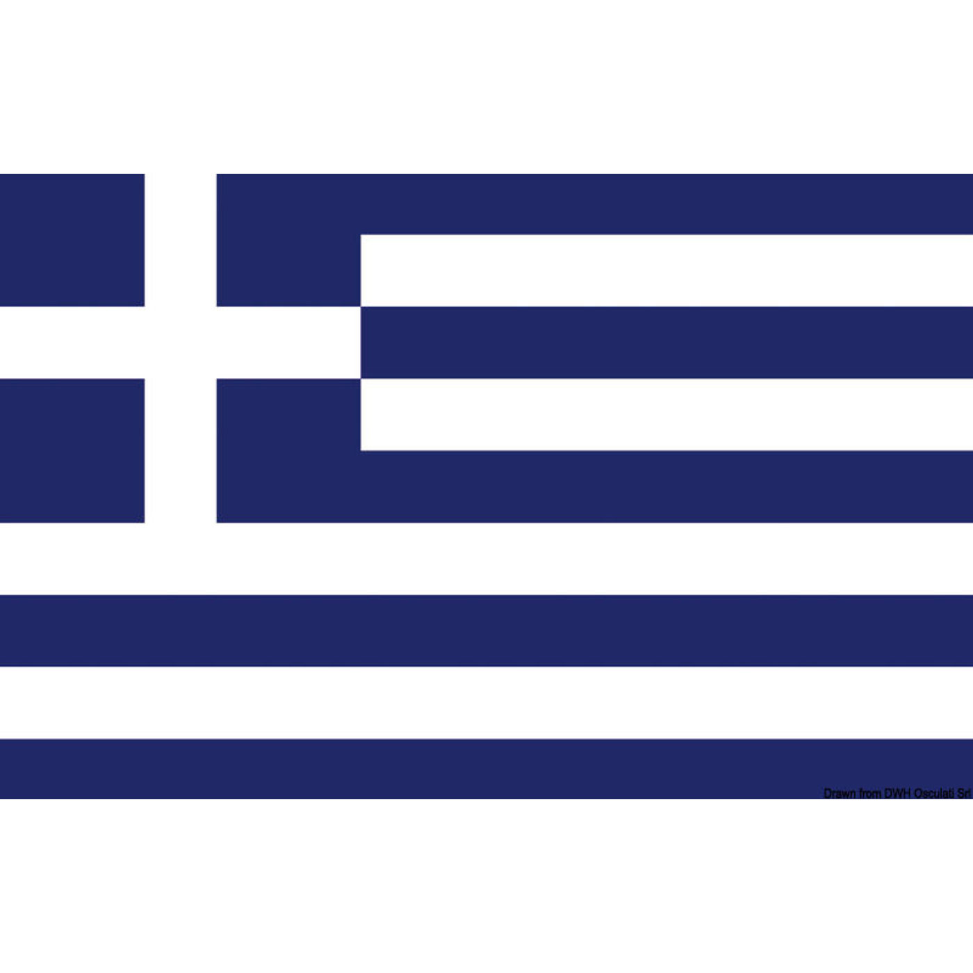 Greklandsflagga 30 x 45 cm