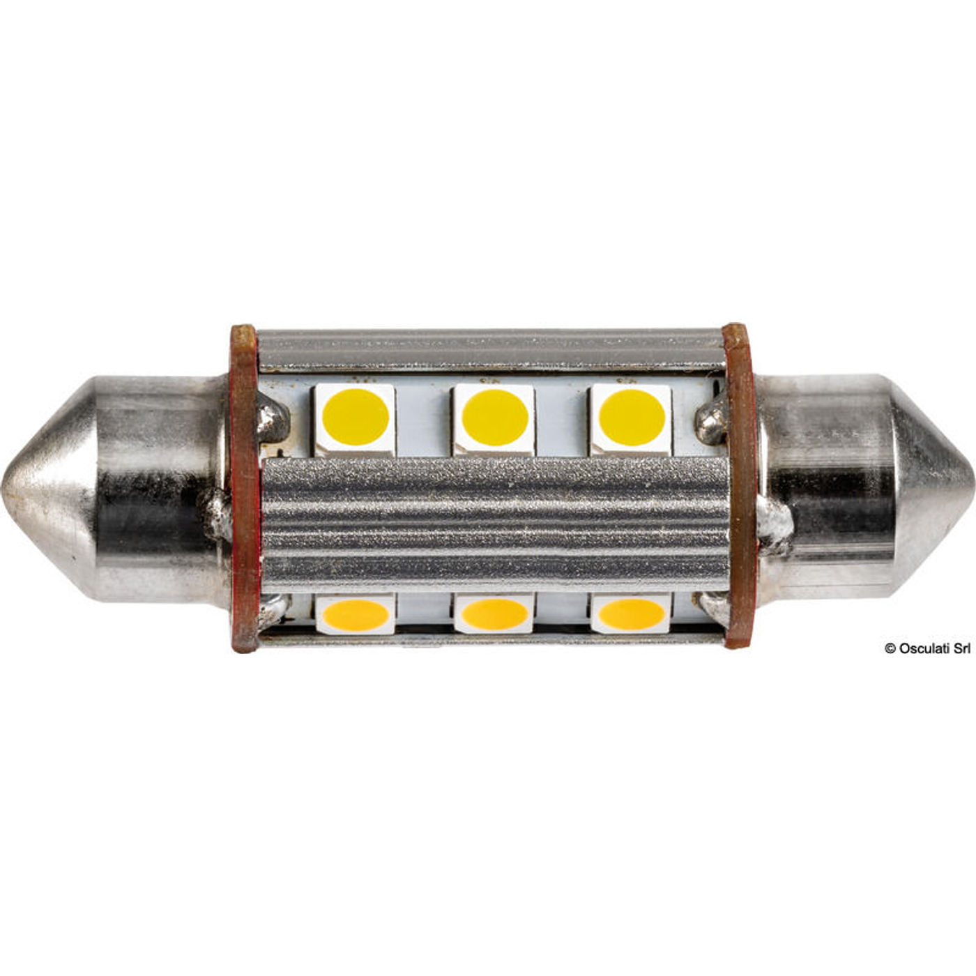 2 Festoon LED-pære 42 mm 3000K 12 LED 2 Festoon LED-pære 42 mm 3000K 12 LED