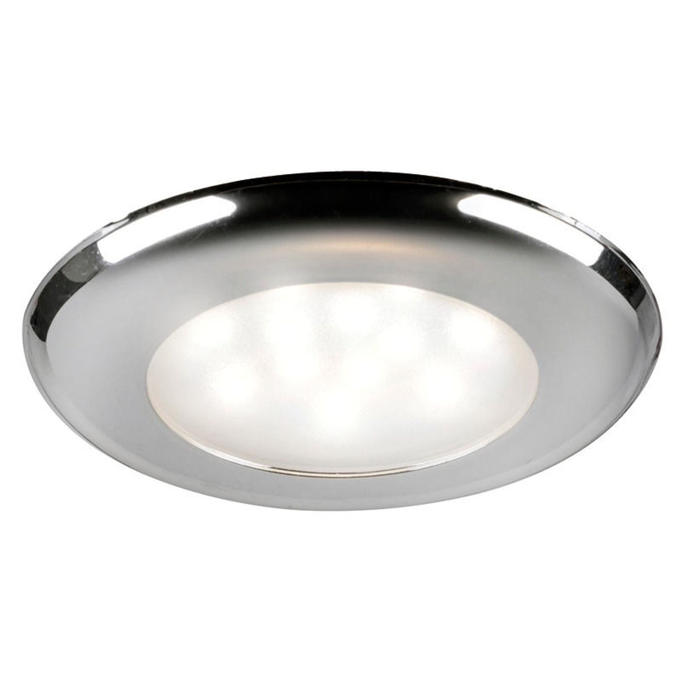 SOLE indbygget LED-loftlampe forkromet afbryder SOLE indbygget LED-loftlampe forkromet afbryder