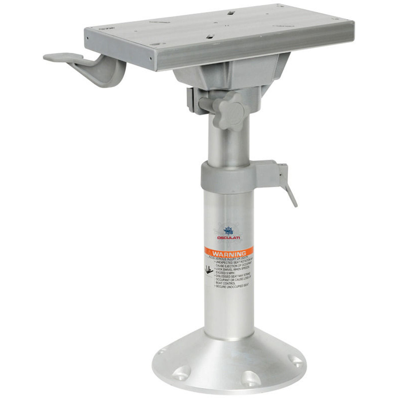 Stolepedestal med drejelig glideskinne 435/635 mm