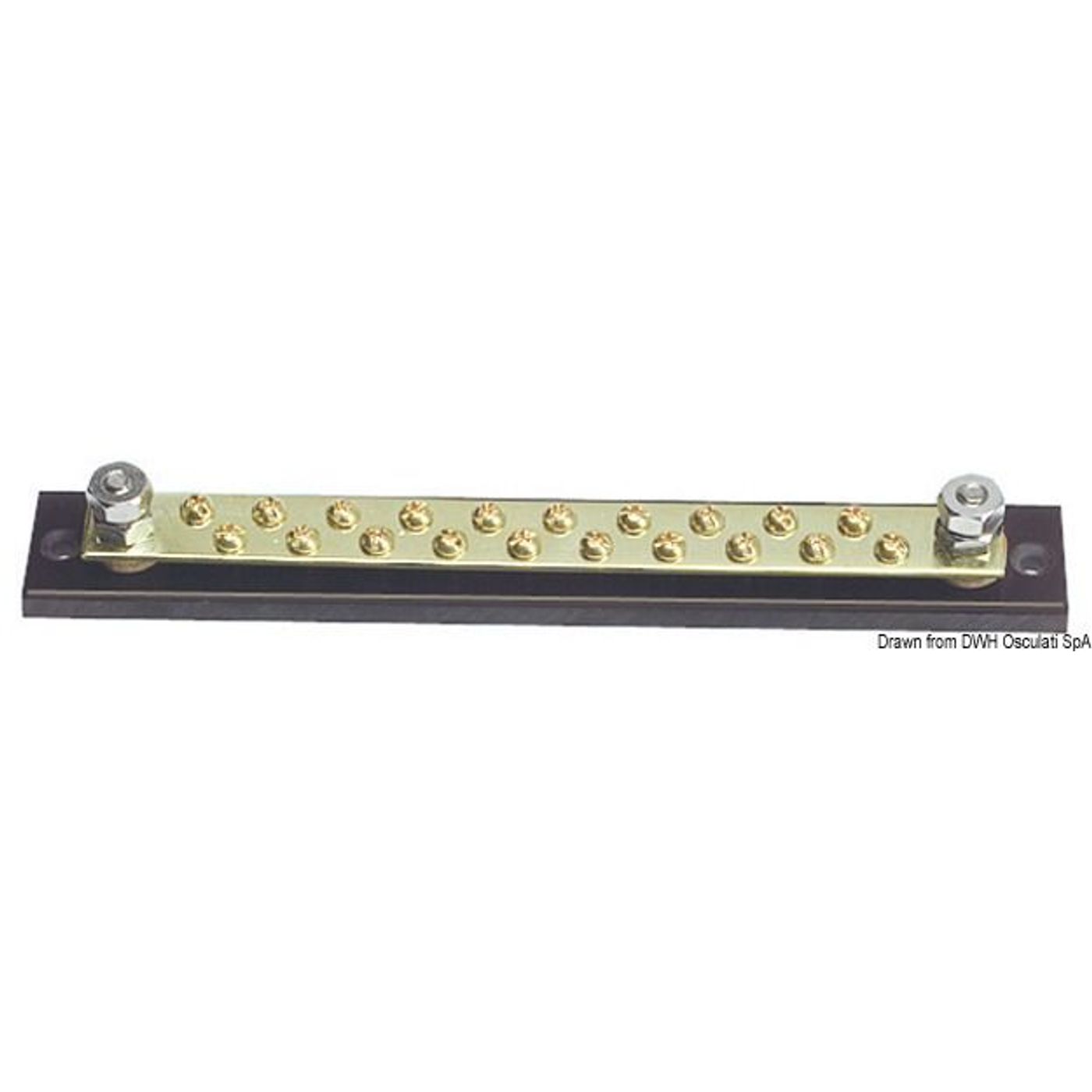 Bus-bar elektrisk klemrække 20 x 4 mm