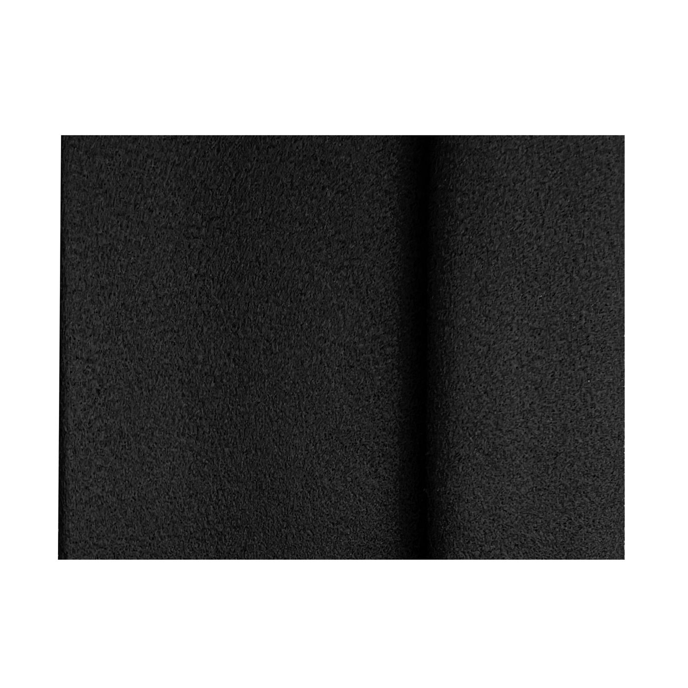 Nålfiltsmatta / Filtmatta, Inredningsmaterial till Båt & Bil, Svart, 2,5 mm, 133 cm x 2 m, Polypropylen, 360 gram/m2