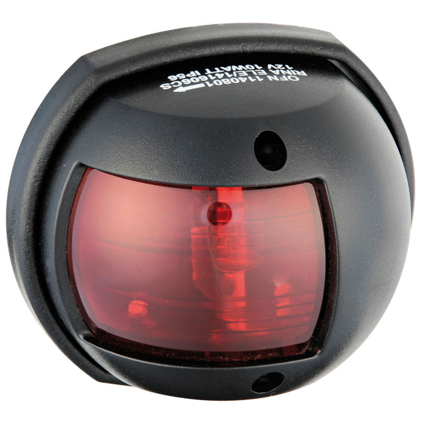 Compact sort/112.5&deg; bagbord LED-lanterne