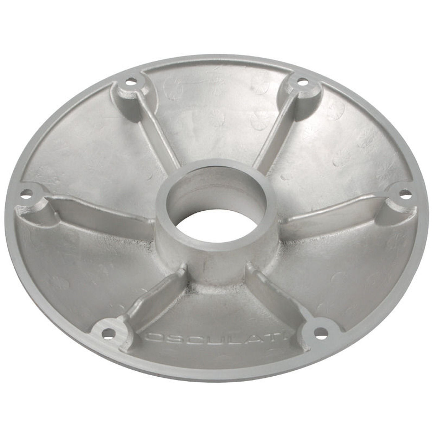 Reservebase poleret anodiseret aluminium ø 165 mm