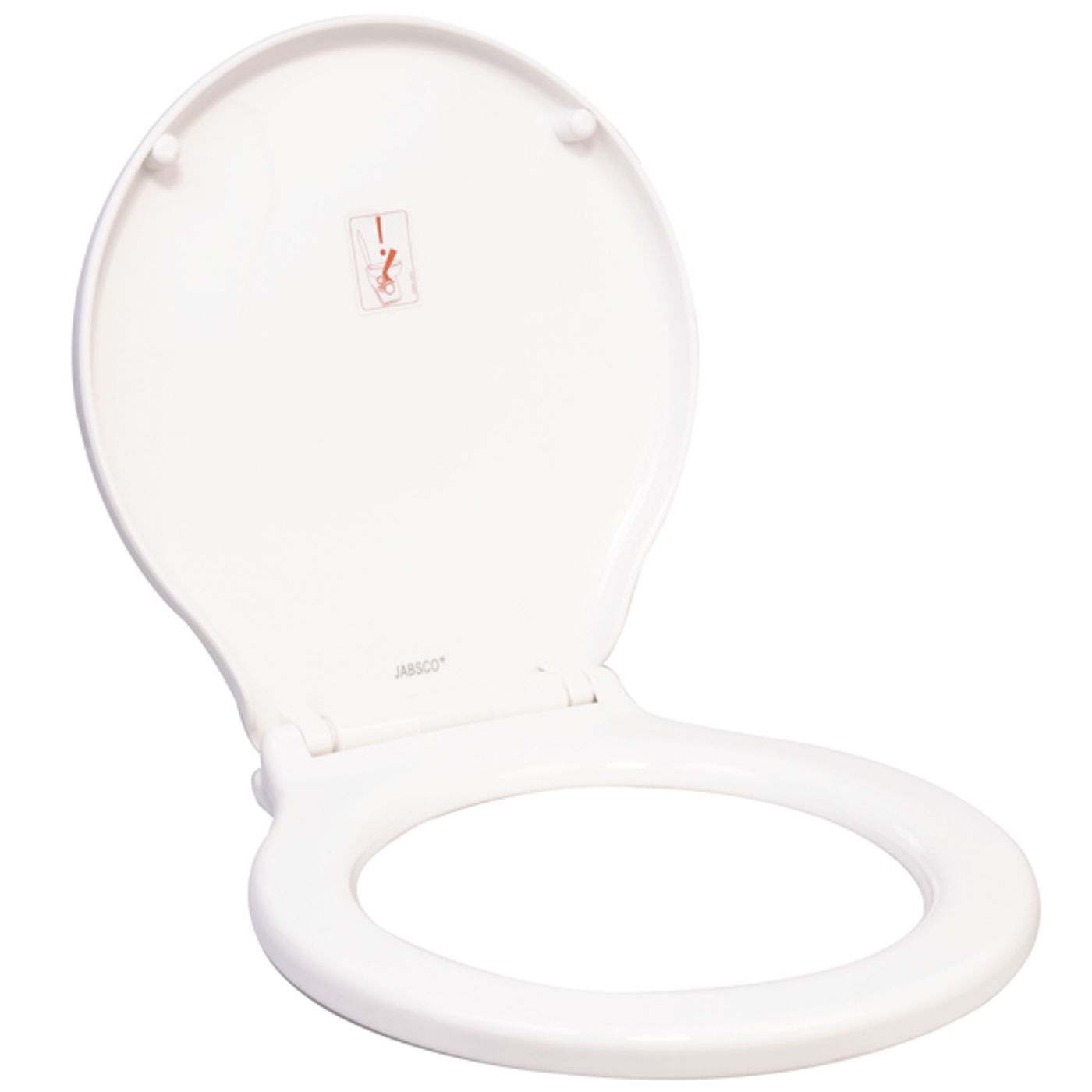 Toiletsæde og låg med beslag til Liteflush - 10720641