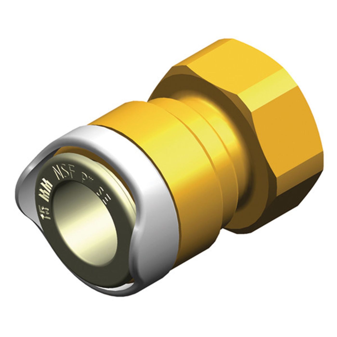 Whale Adapter 3/8" Hun, Messing