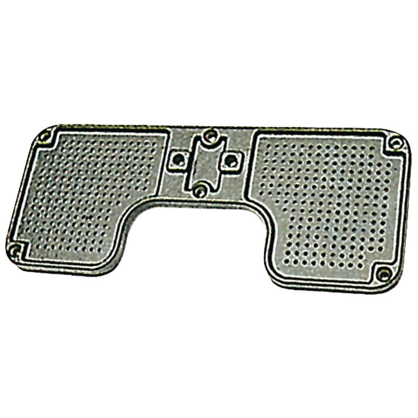 Beskyttelsesplade til agterspejl i aluminium 260x110 mm