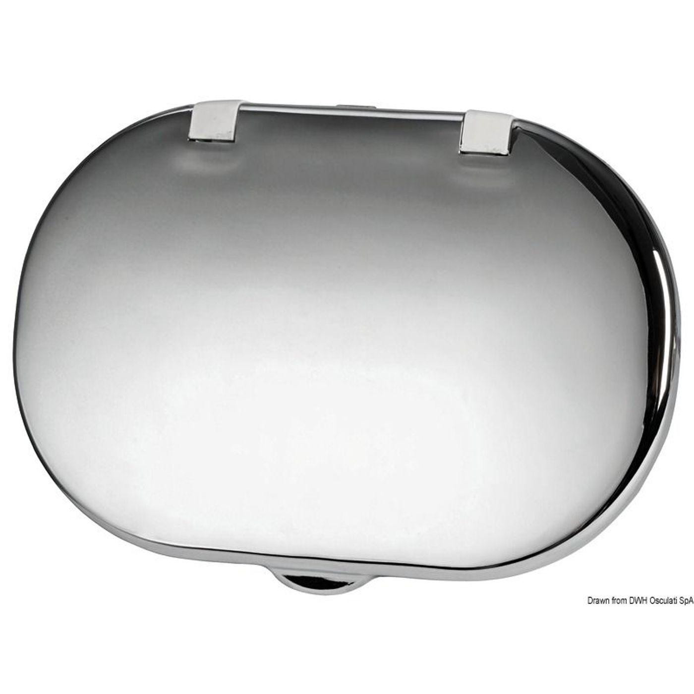 Oval neutral luge forkromet Oval neutral luge forkromet
