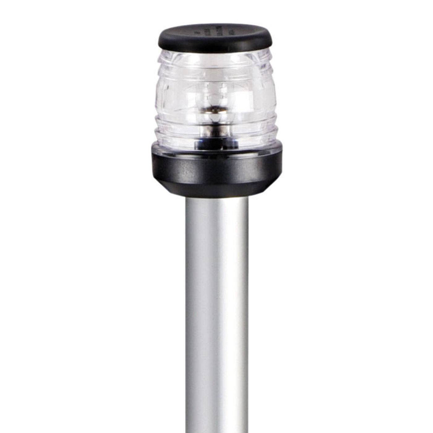 Classic aluminiumsstang 100 cm, sort 360°-lanterne
