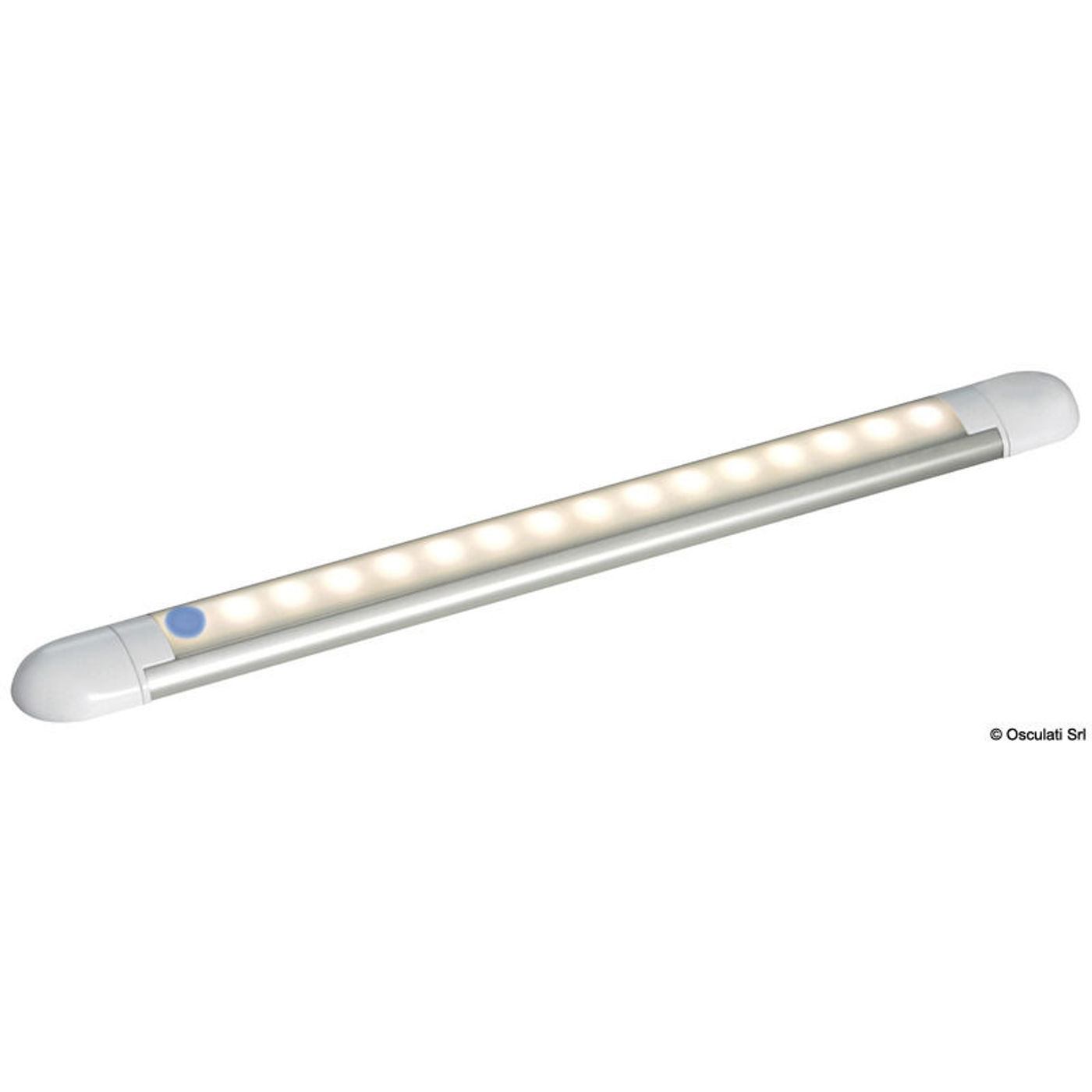Linear loftlampe 14-LED hvid 12 V