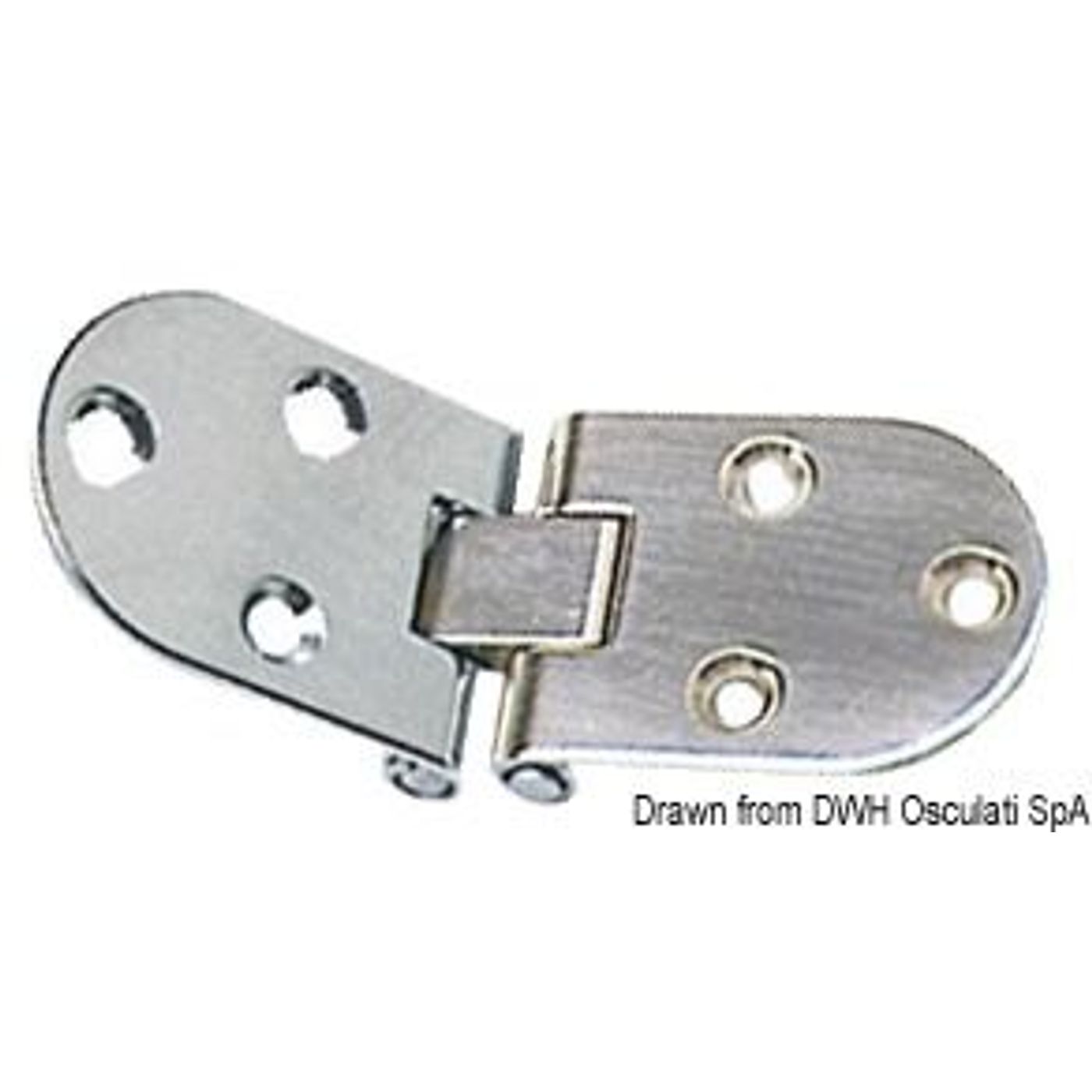 Taitettava sarana 2mm 84x30 mm