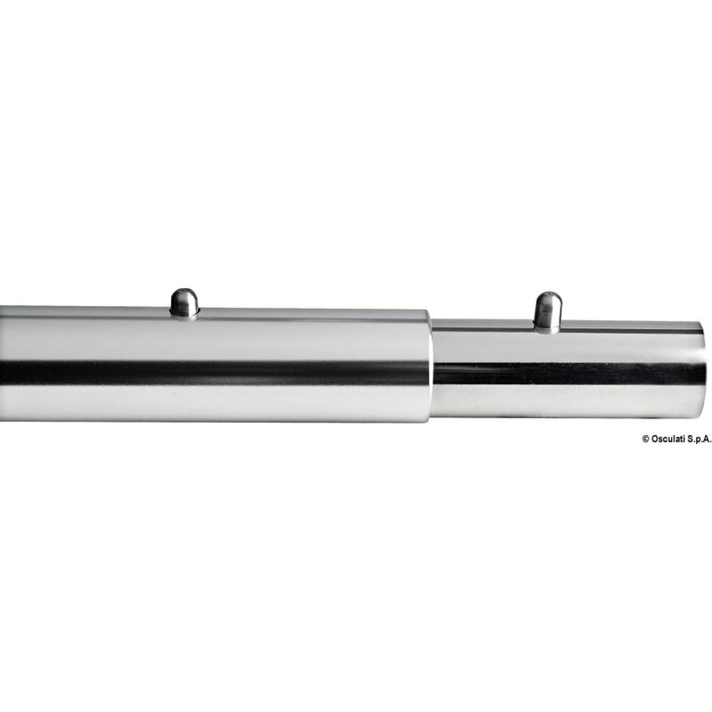 Lige rørkobling 150 mm 22x1.2 mm
