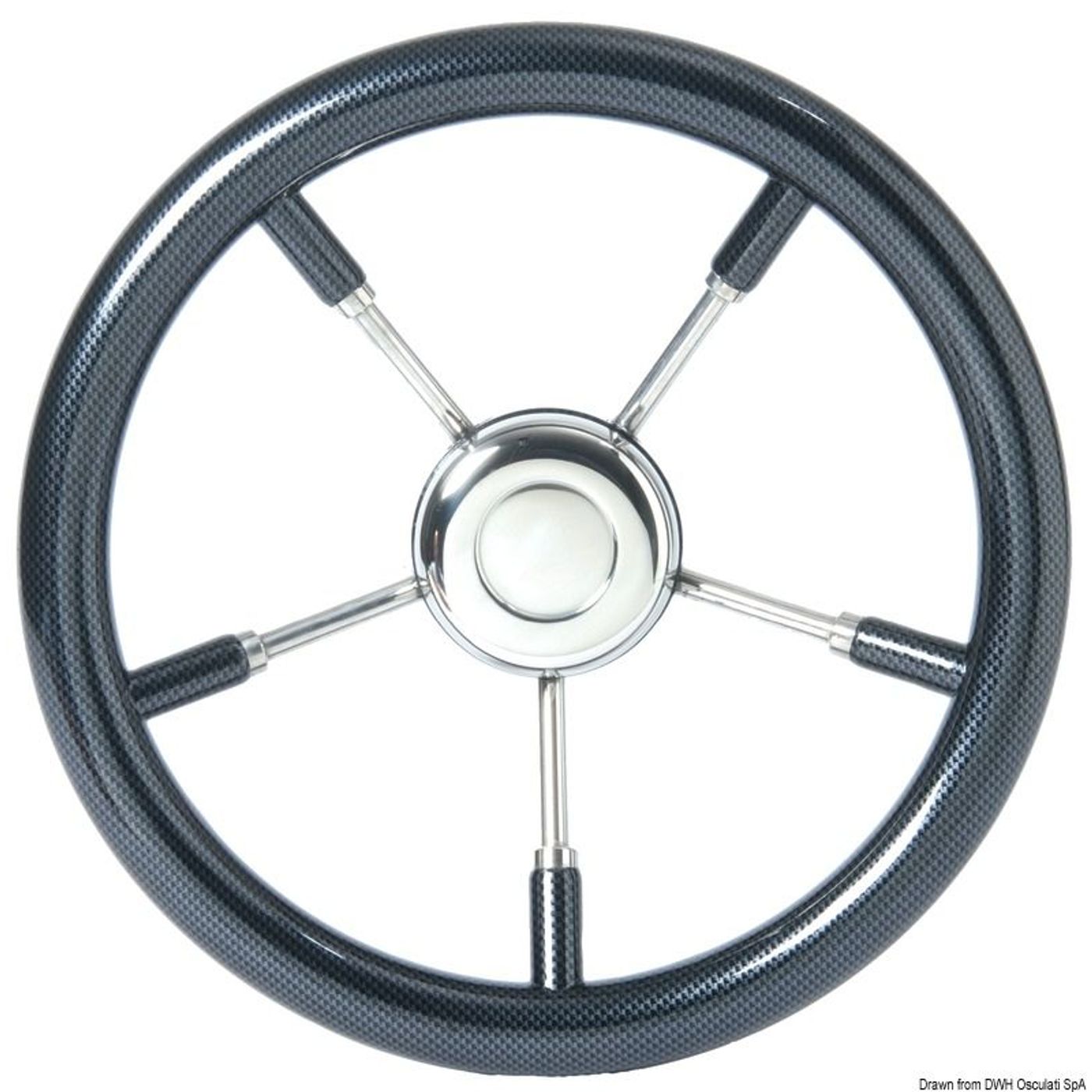 Carbonbelagt rat 350 mm