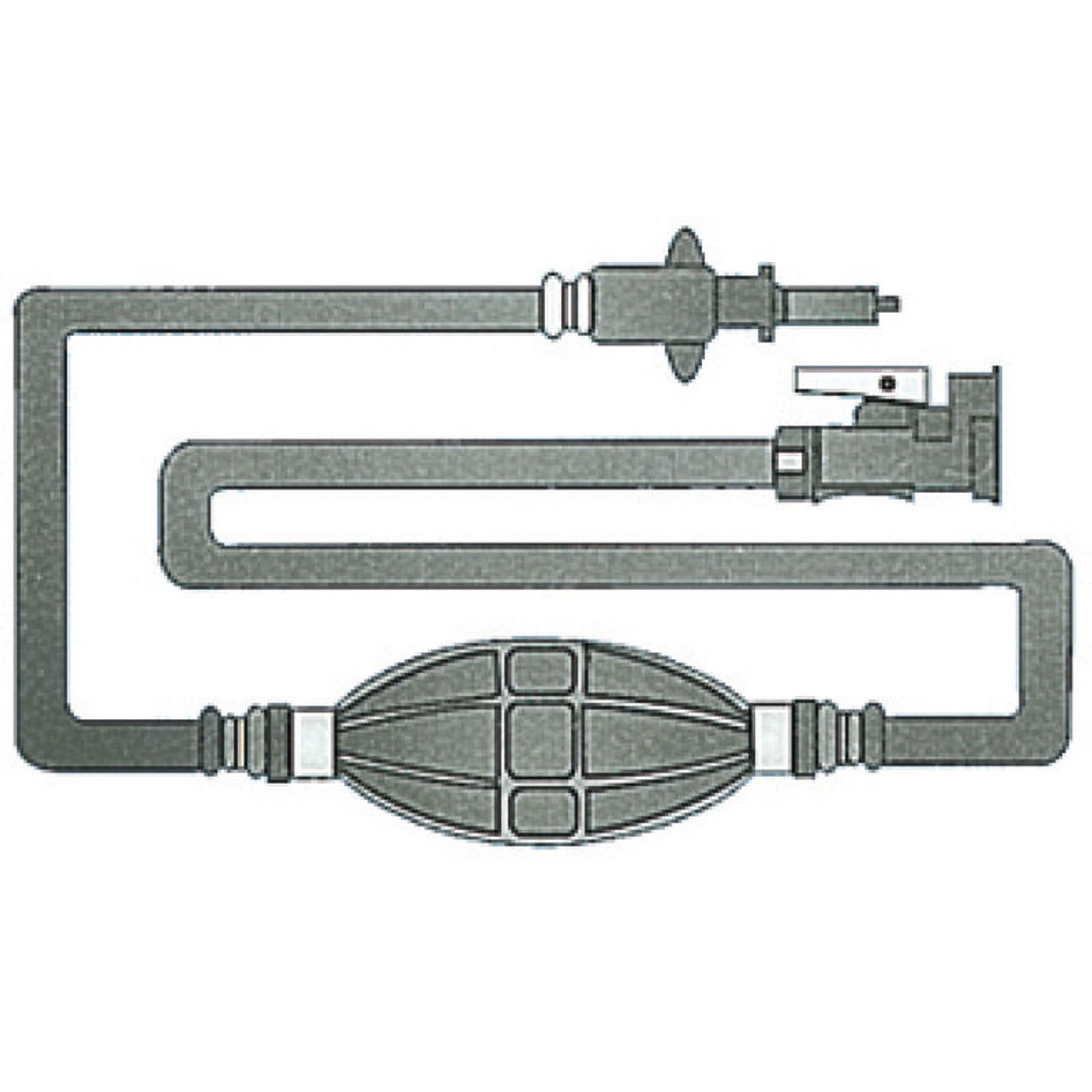 Brændstofslange med 2 MERCURY/MARINER-koblinger