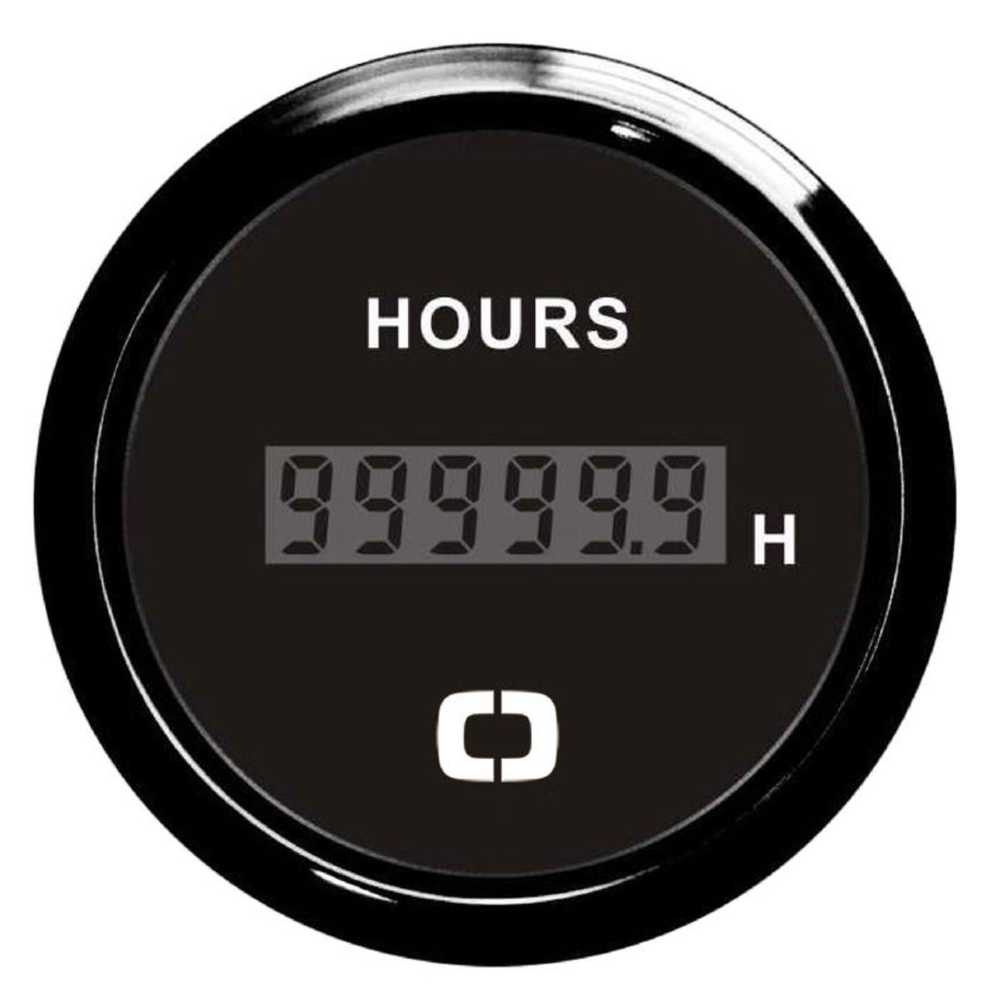 Digital timetæller sort/sort