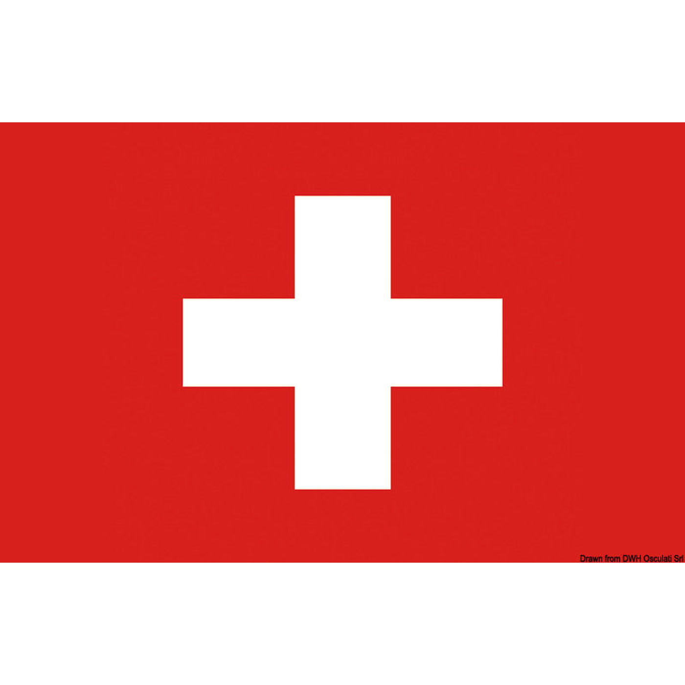 Schweizisk flag 80 x 120 cm