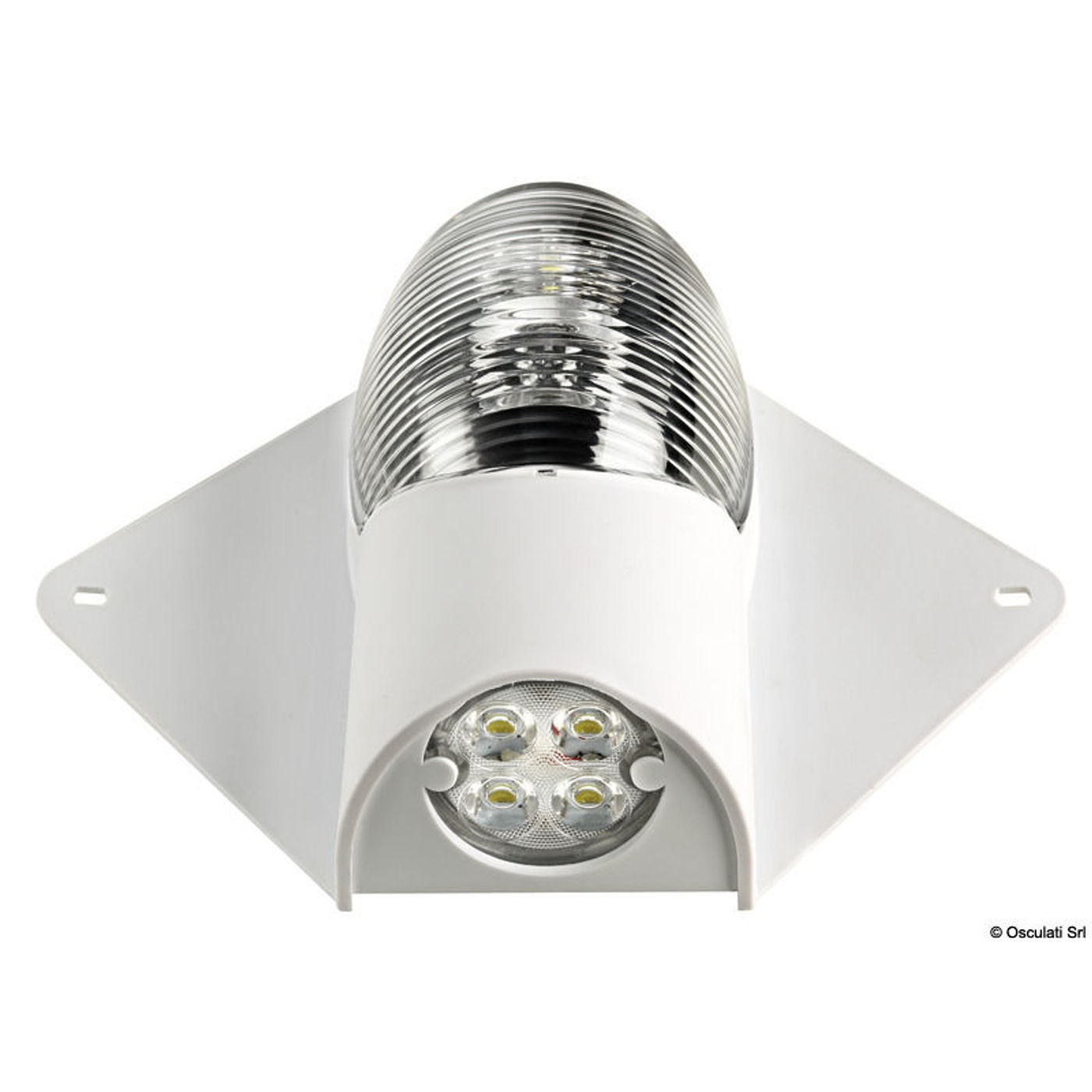 LED-lanterne og dæklys 12/24 V, hvidt hus LED-lanterne og dæklys 12/24 V, hvidt hus