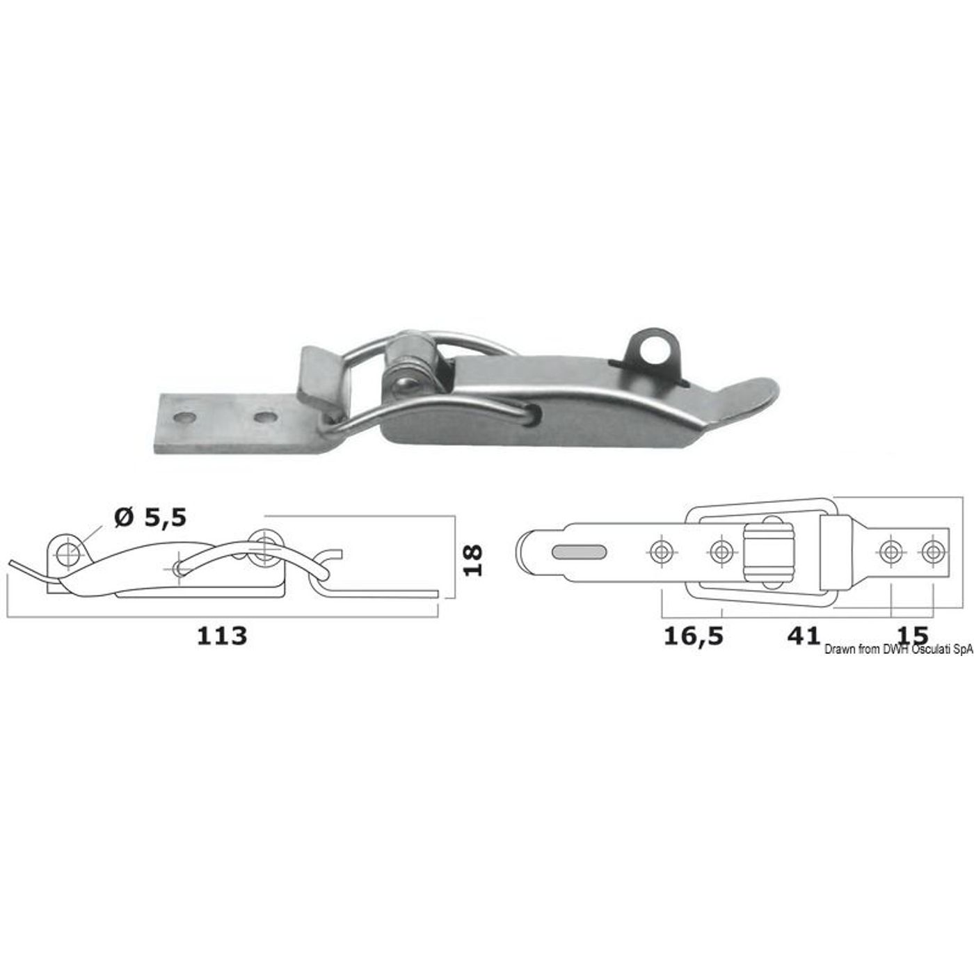 SS spännlås 250 kg