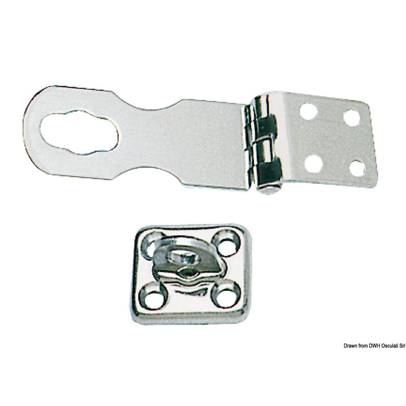 SS peak-hasp 64x29 mm