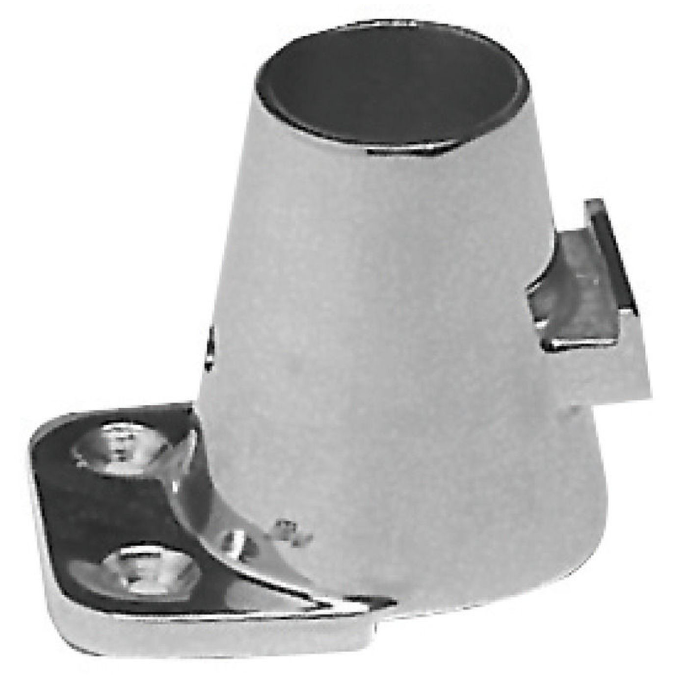 Søgelænderstøttefod skrå 7&deg; 55x73mm 65mm