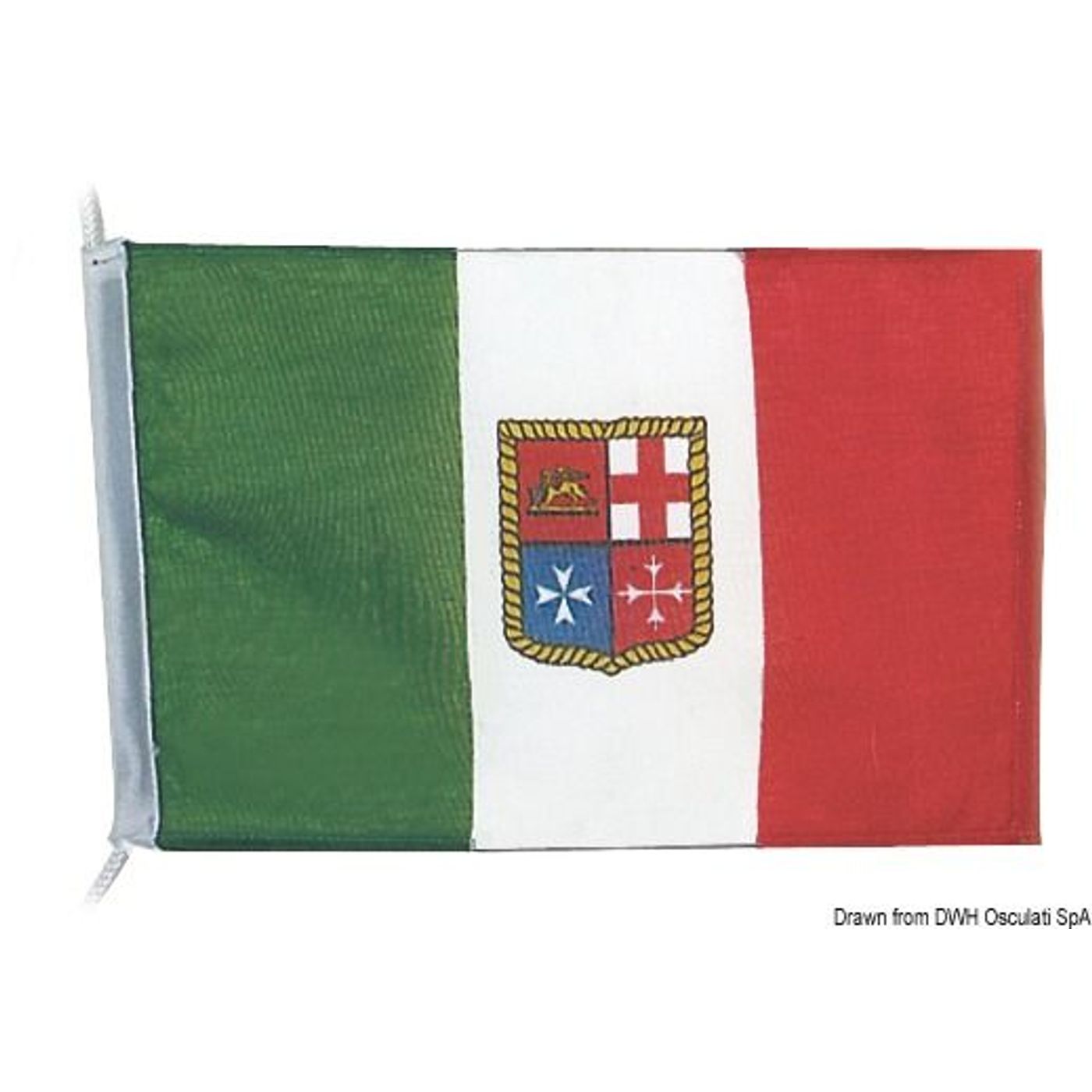 Nylonflagga Italien 30 x 45 cm