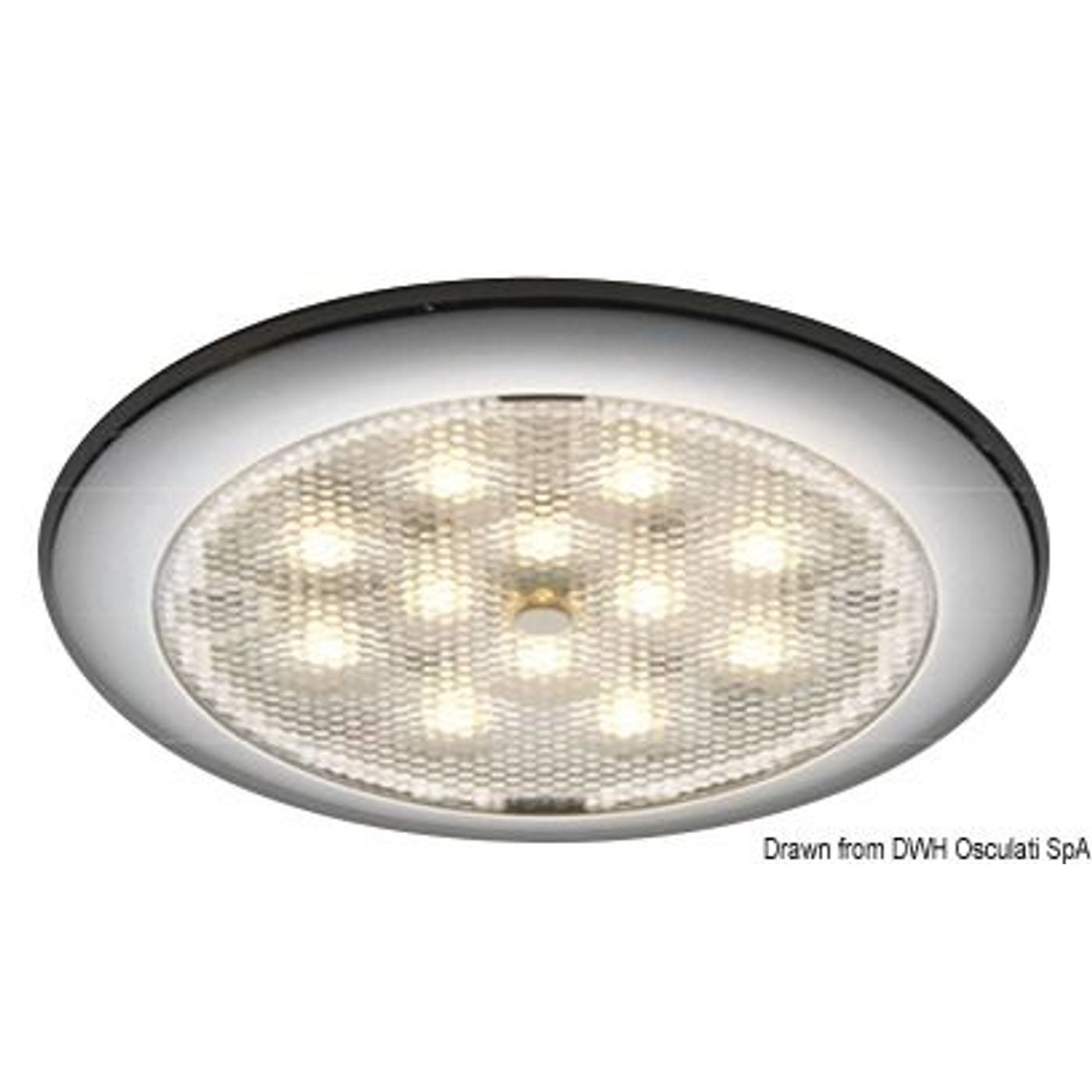 Procion dag/nat LED-taklampe hvid + blå
