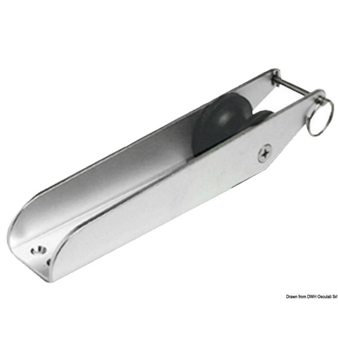 SS ankerrulle 280 x 55 mm